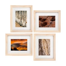 4 Piece 5 x 7" Slim Box Frame Gallery Wall Set
